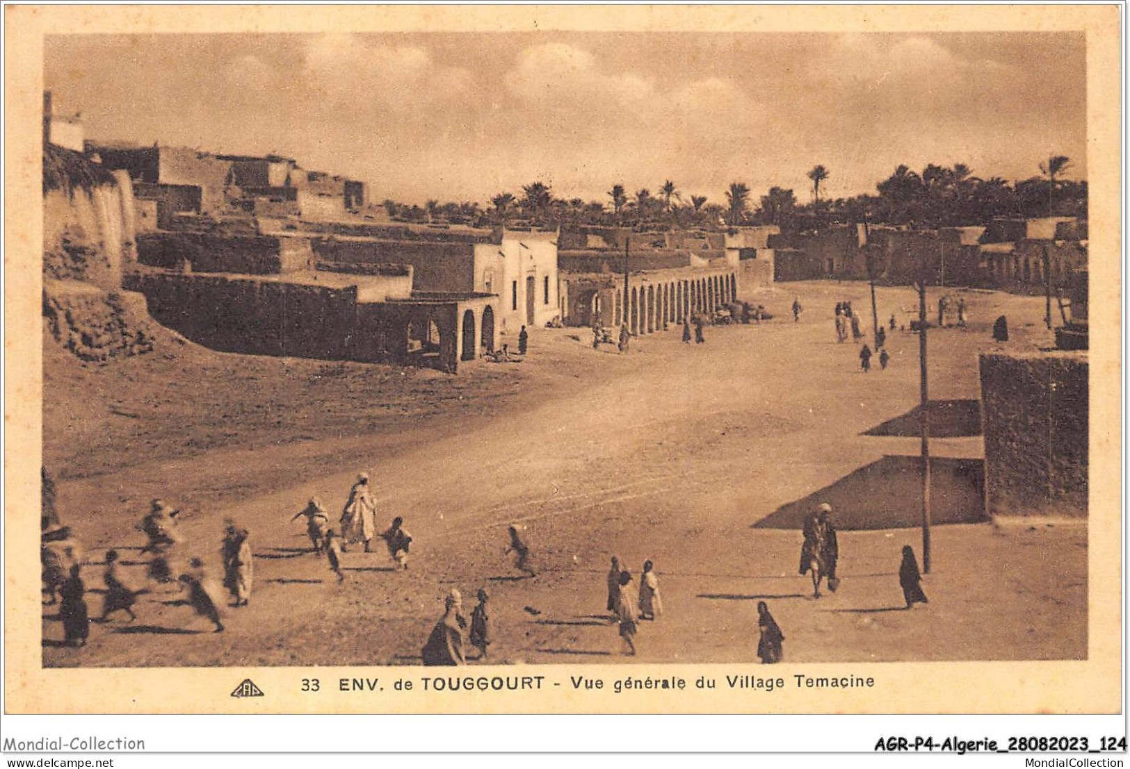 AGRP4-0308-ALGERIE - Environs De TOUGGOURT - Vue Générale Du Village Temacine - Sonstige & Ohne Zuordnung