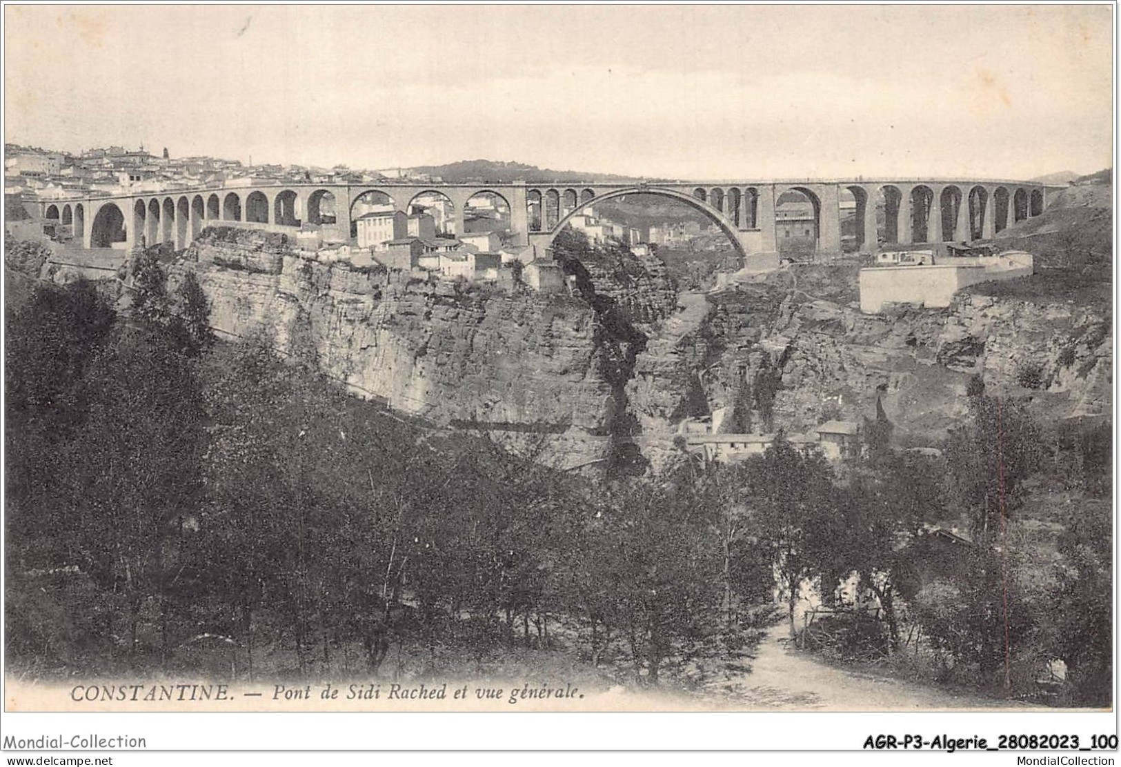 AGRP3-0208-ALGERIE - CONSTANTINE - Pont De Sidi Rached Et Vue Générale - Konstantinopel