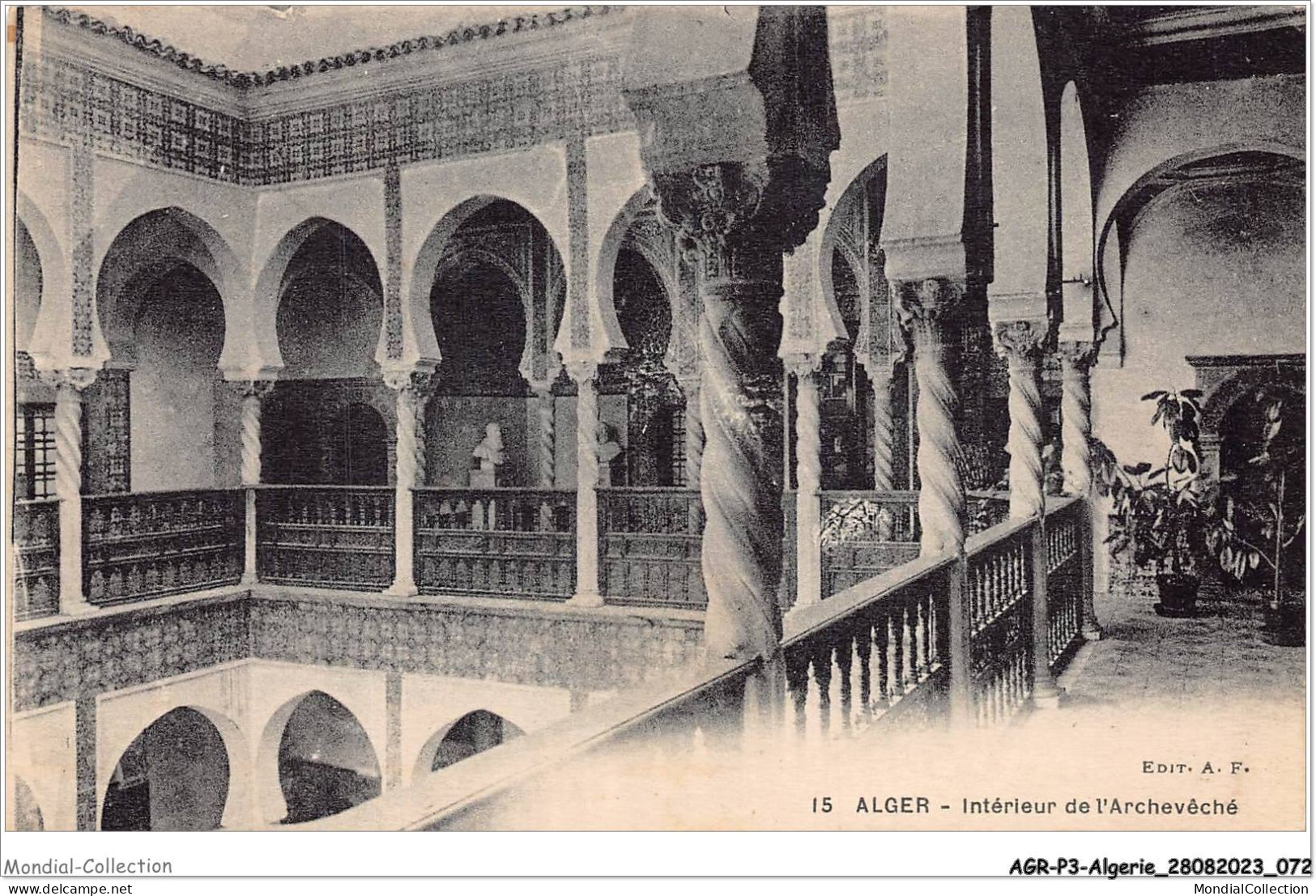 AGRP3-0194-ALGERIE - ALGER - Intérieur De L'archeveché - Algiers
