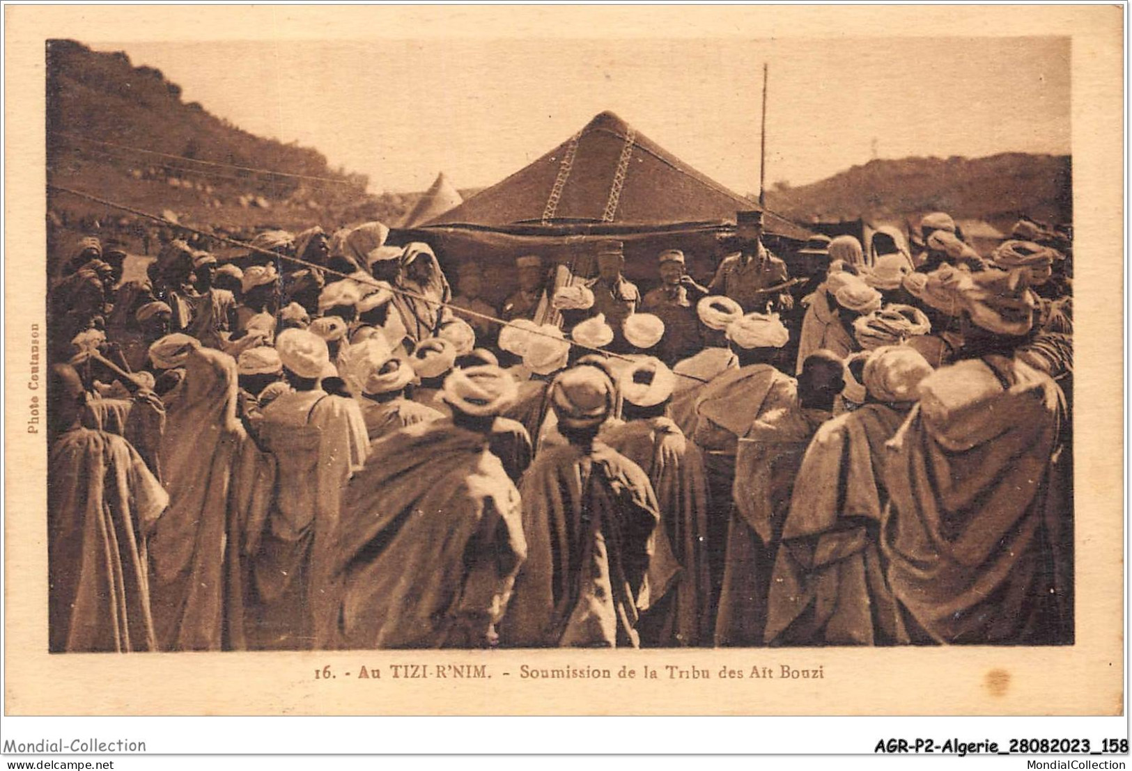 AGRP2-0154-ALGERIE - Au Tizi-r'nim - Soumission De La Tribu Des Ait Bonzi - Scenes