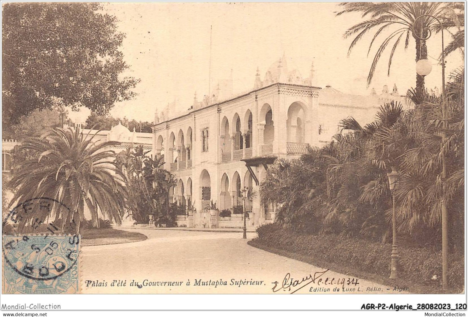 AGRP2-0135-ALGERIE - Palais D'été Du Gouverneur A Mustapha Supérieur - Scenes