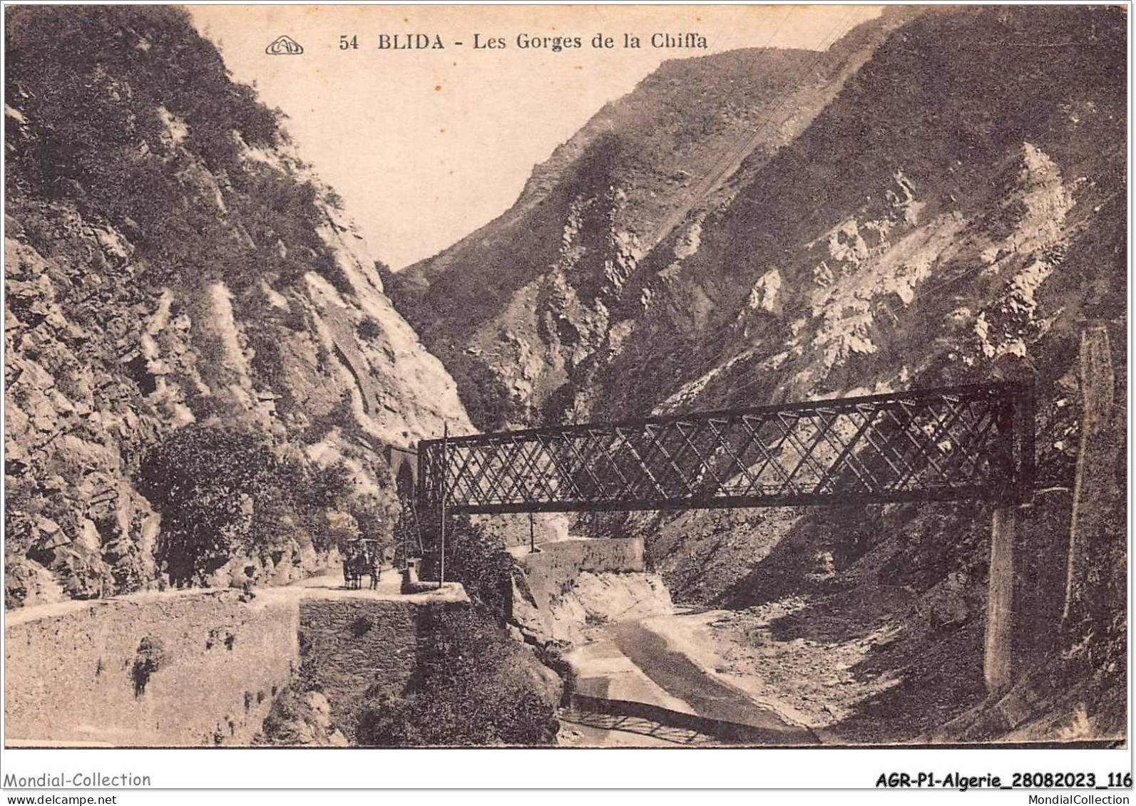 AGRP1-0059-ALGERIE - BLIDA - L'église - Les Gorges De La Chiffa - Blida