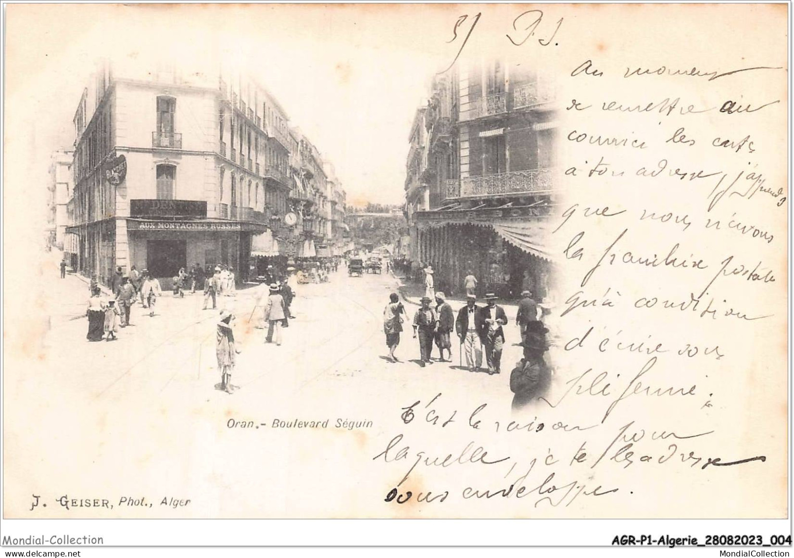 AGRP1-0003-ALGERIE - ORAN - Boulevard Séguin - Oran