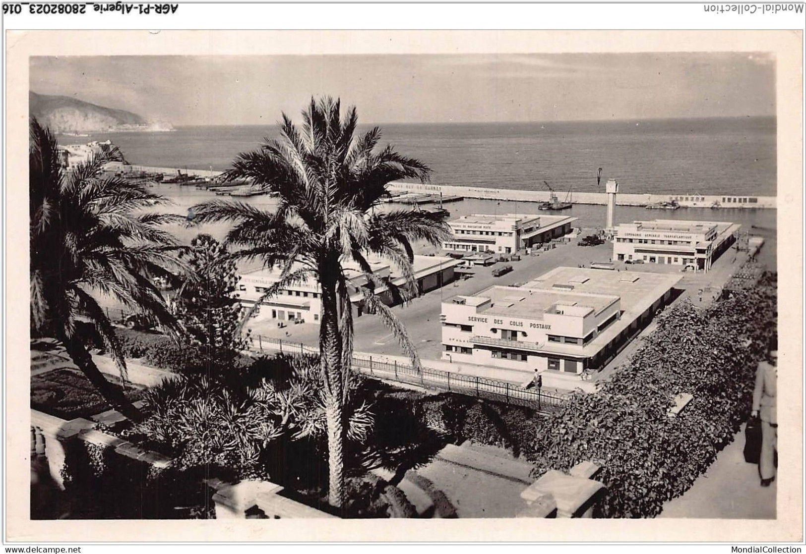 AGRP1-0009-ALGERIE - ORAN - La Gare Maritime Vue De La Promenade Létang - Oran