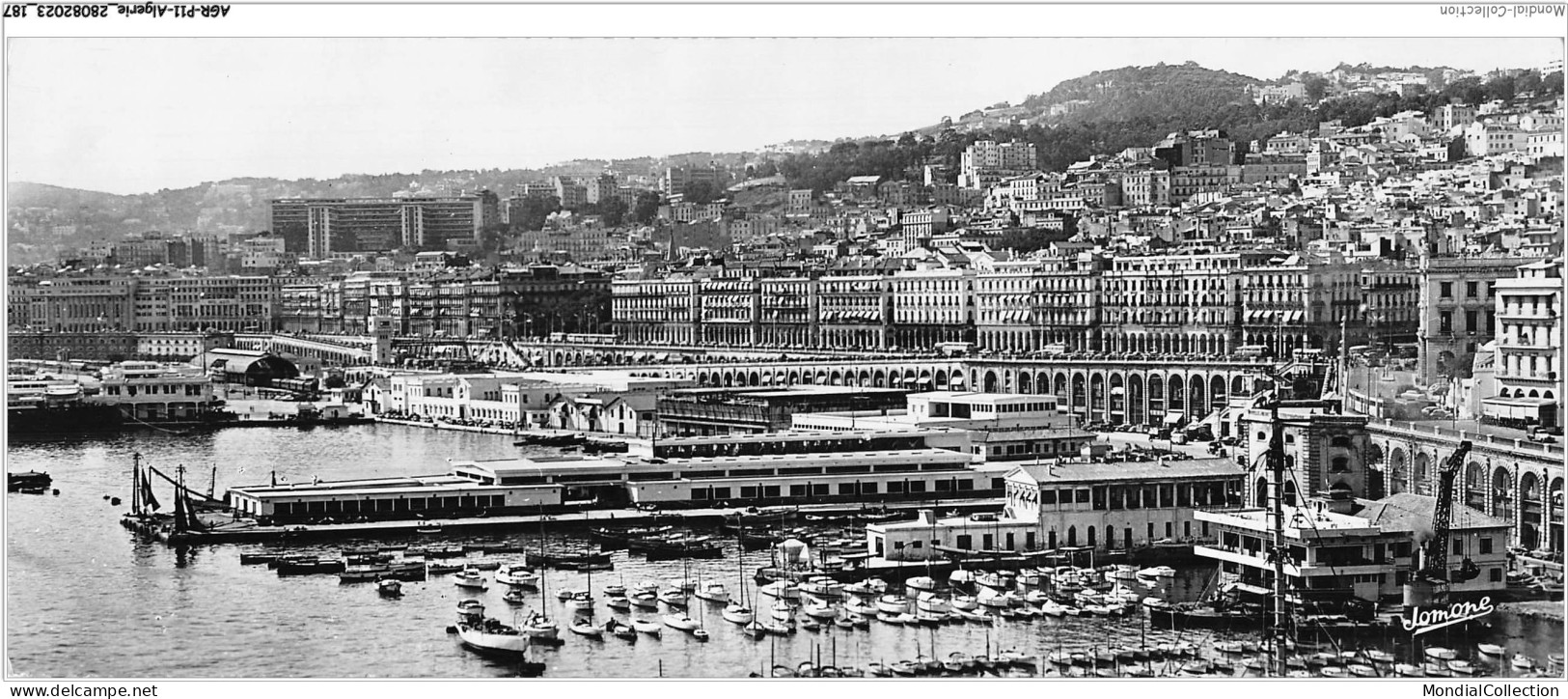 AGRP11-0869-ALGERIE - ALGER LA BLANCHE - Vue Panoramique Sur Le Boulevard Front De Mer  - Algerien