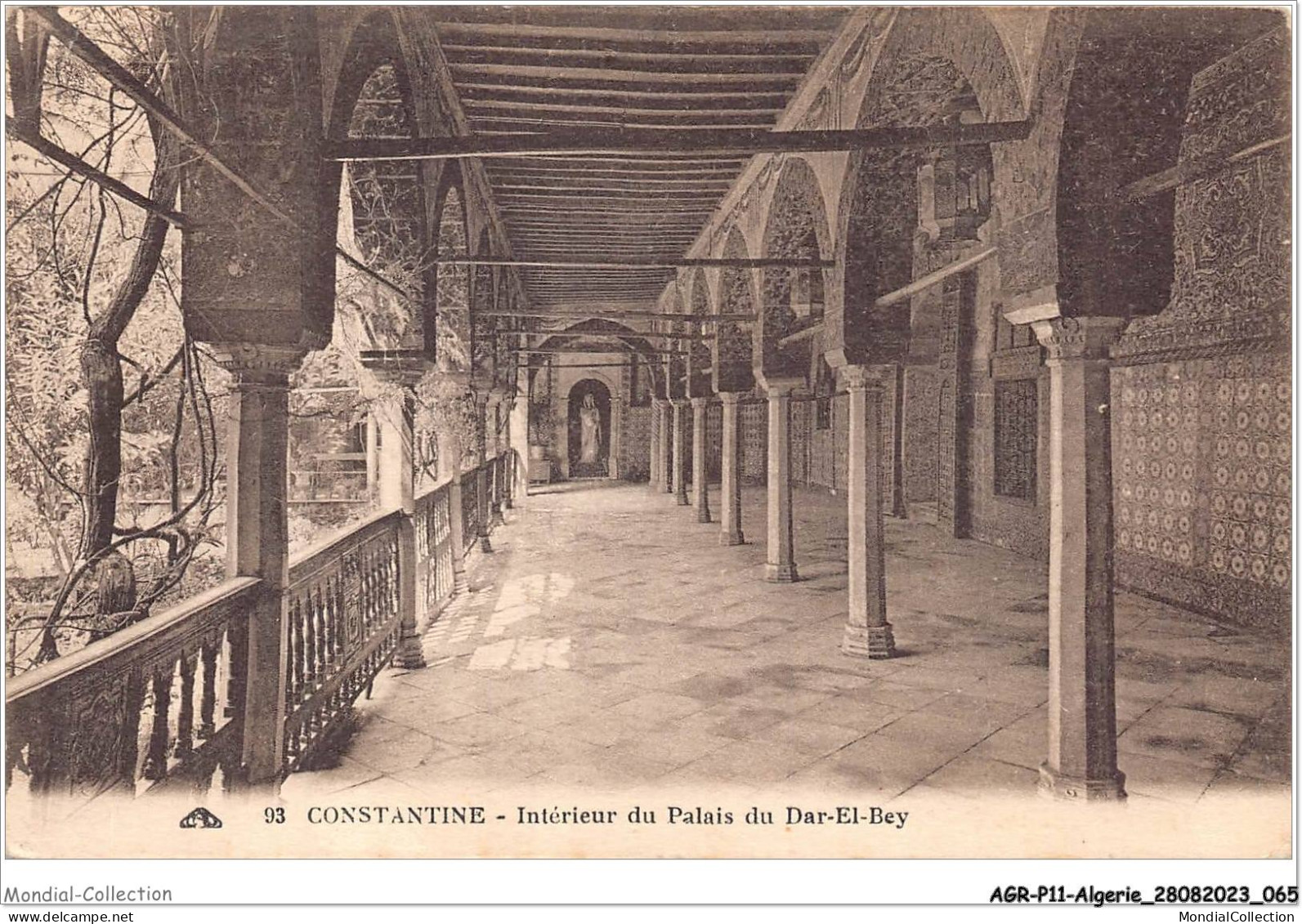 AGRP11-0808-ALGERIE - CONSTANTINE - Intérieur Du Palais Du Dar-el-bey  - Constantine