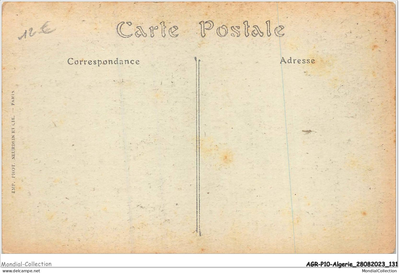 AGRP10-0768-ALGERIE - Mauresque  - Scènes & Types