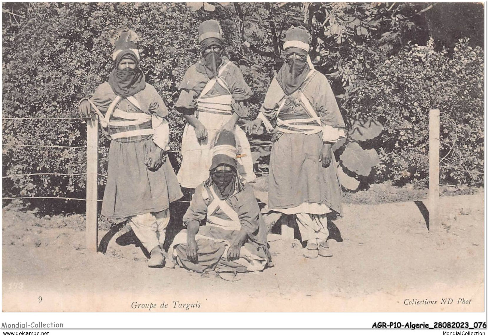 AGRP10-0741-ALGERIE - Groupe De Targuis  - Szenen
