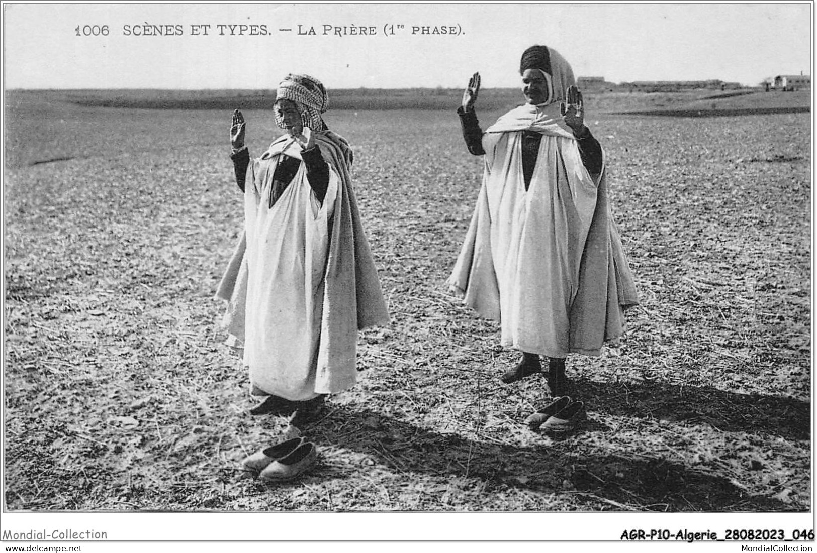 AGRP10-0726-ALGERIE - Scènes Et Types - La Prière - 1e Phase  - Scènes & Types