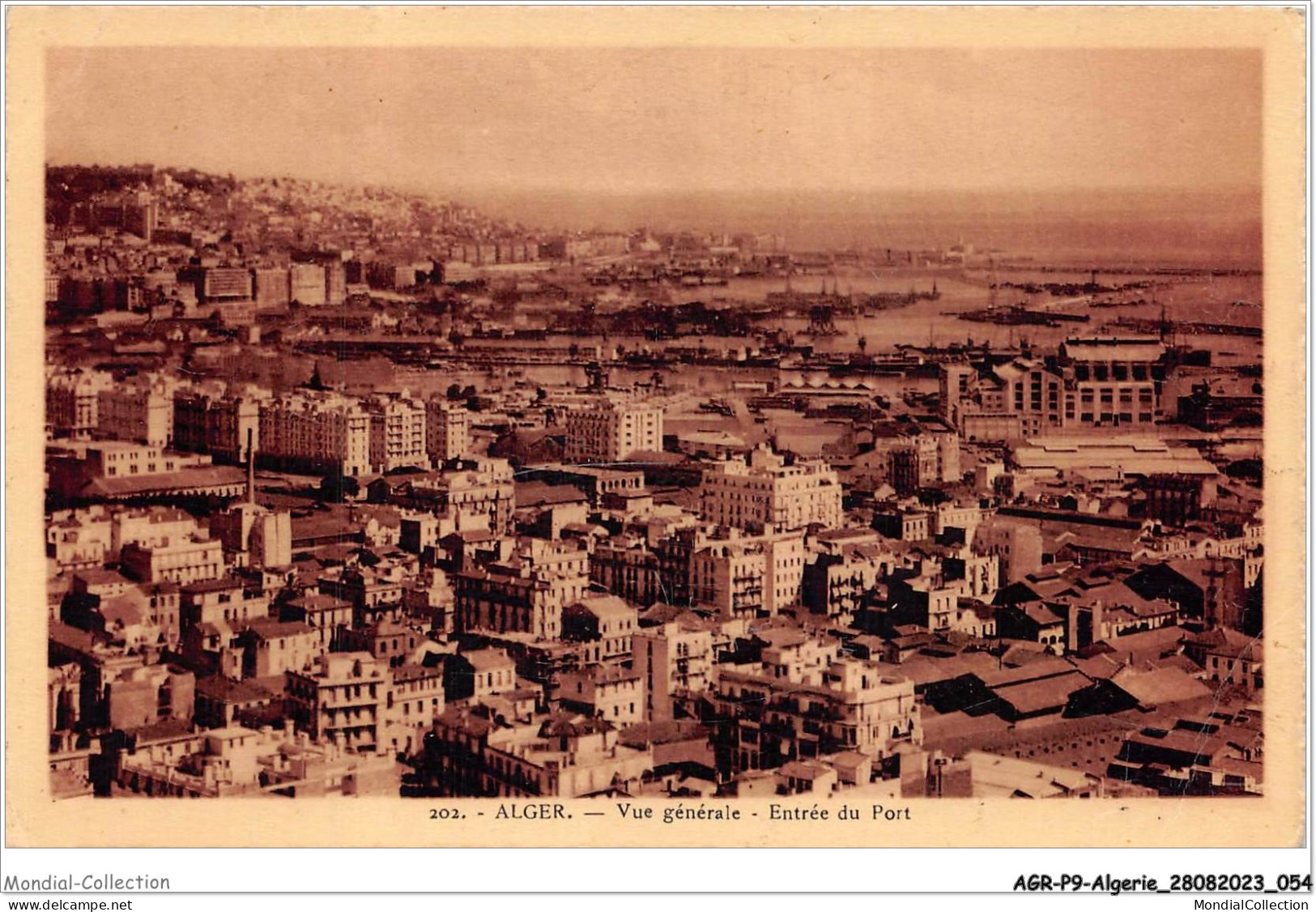 AGRP9-0650-ALGERIE - ALGER - Vue Générale - Entrée Du Port  - Alger