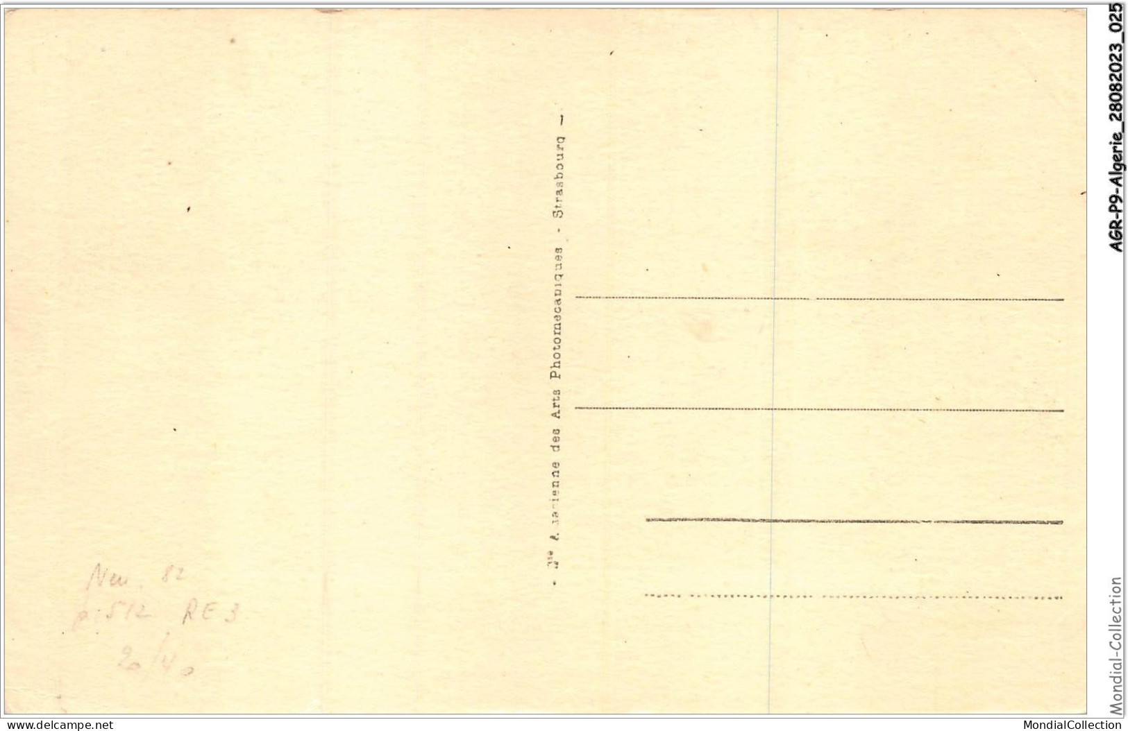 AGRP9-0635-ALGERIE - La Prière Au Désert  - Szenen