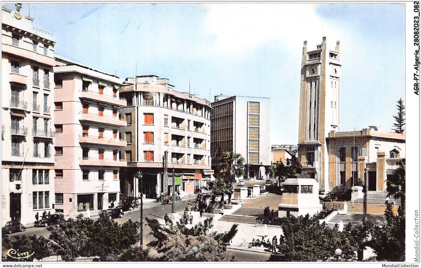 AGRP7-0521-ALGERIE - MOSTAGANEM - Vue Générale Prise Du Square Queyrat - Mostaganem