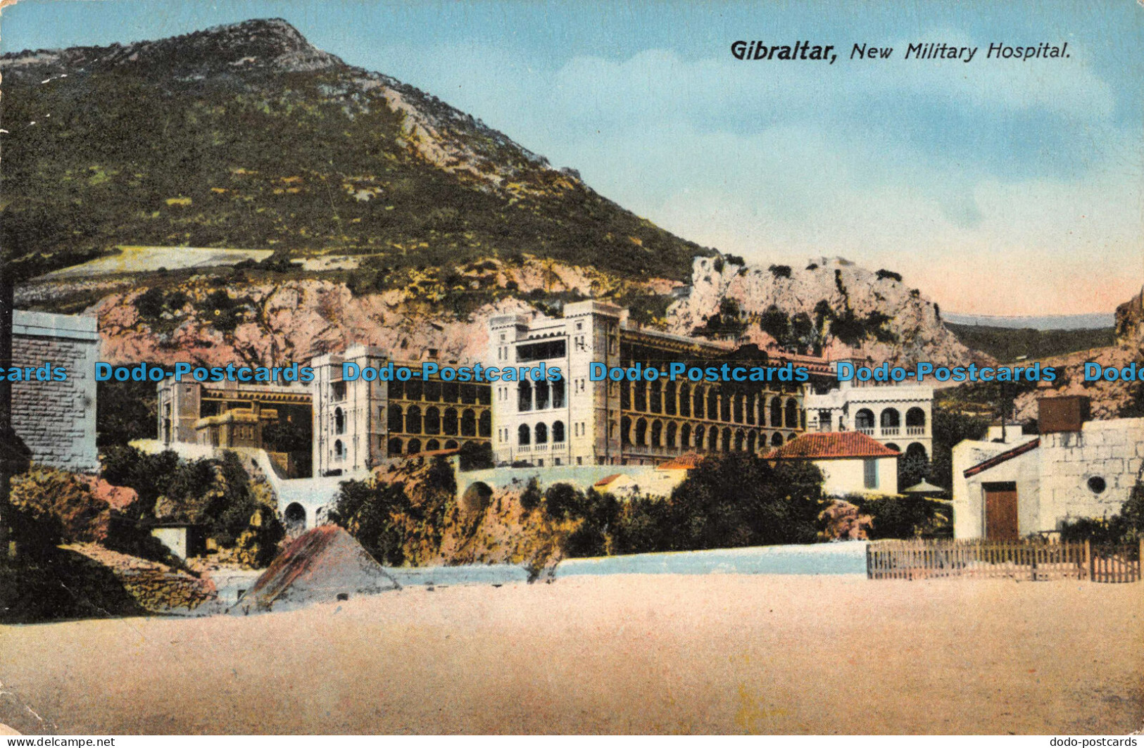 R093485 Gibraltar. New Military Hospital - World
