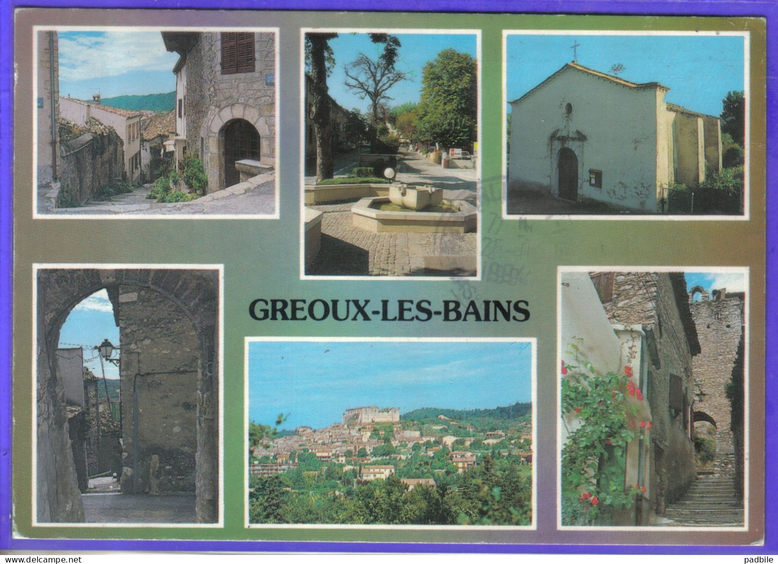 Carte Postale 04. Gréoux-les-Bains  Très Beau Plan - Gréoux-les-Bains