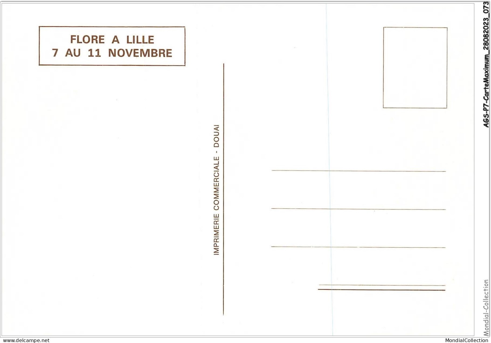 AGSP7-0440-CARTE MAXIMUM - LILLE 1975 - FLORE A LILLE - 1970-1979