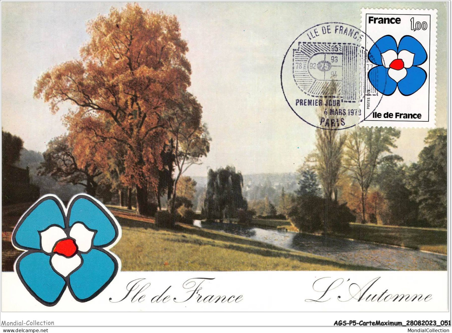 AGSP5-0302-CARTE MAXIMUM - PARIS 1978 - ILE DE FRANCE - 1970-1979