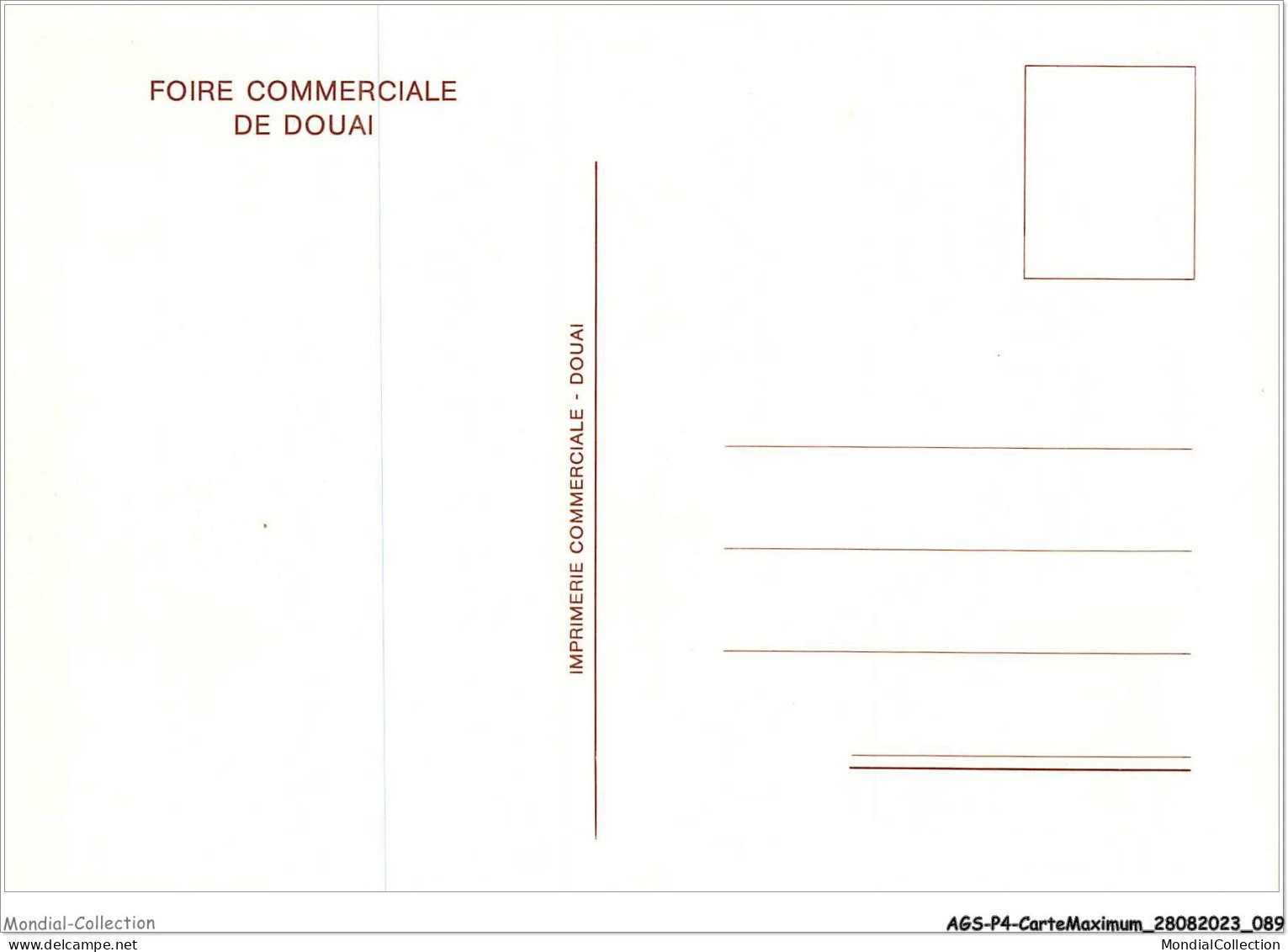 AGSP4-0259-CARTE MAXIMUM - DOUAI 1977 - Foire-exposition - 1970-1979