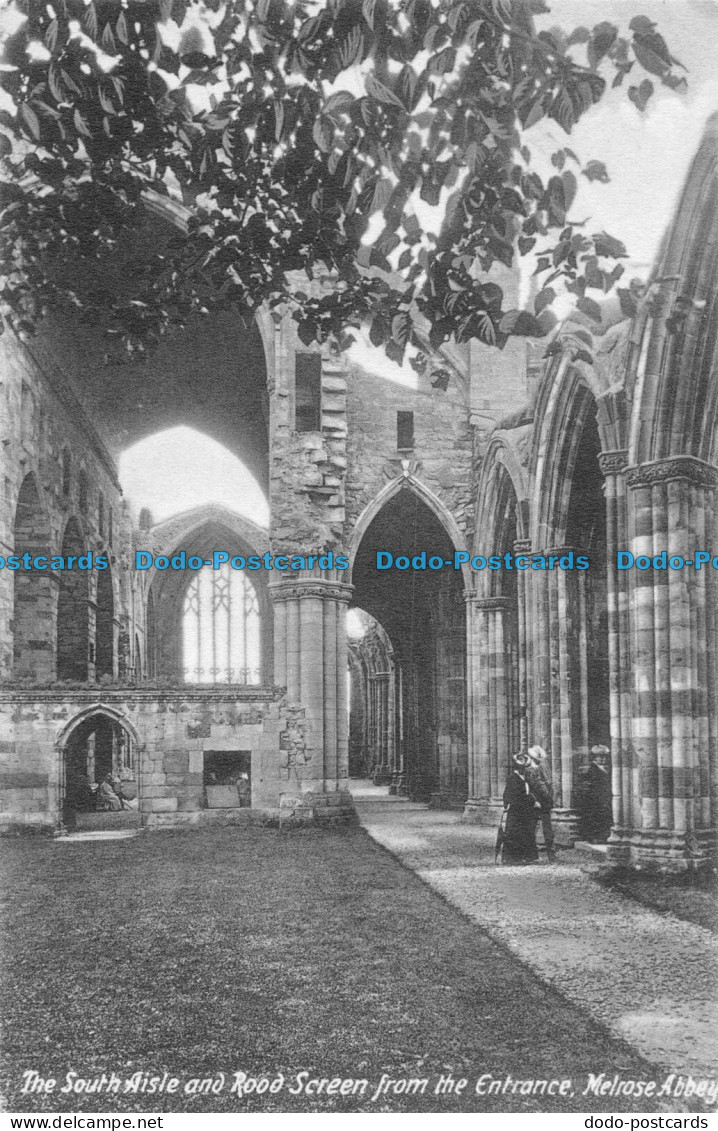 R094796 The South Aisle And Rood Screen From The Entrance. Melrose Abbey. J. Cla - Monde