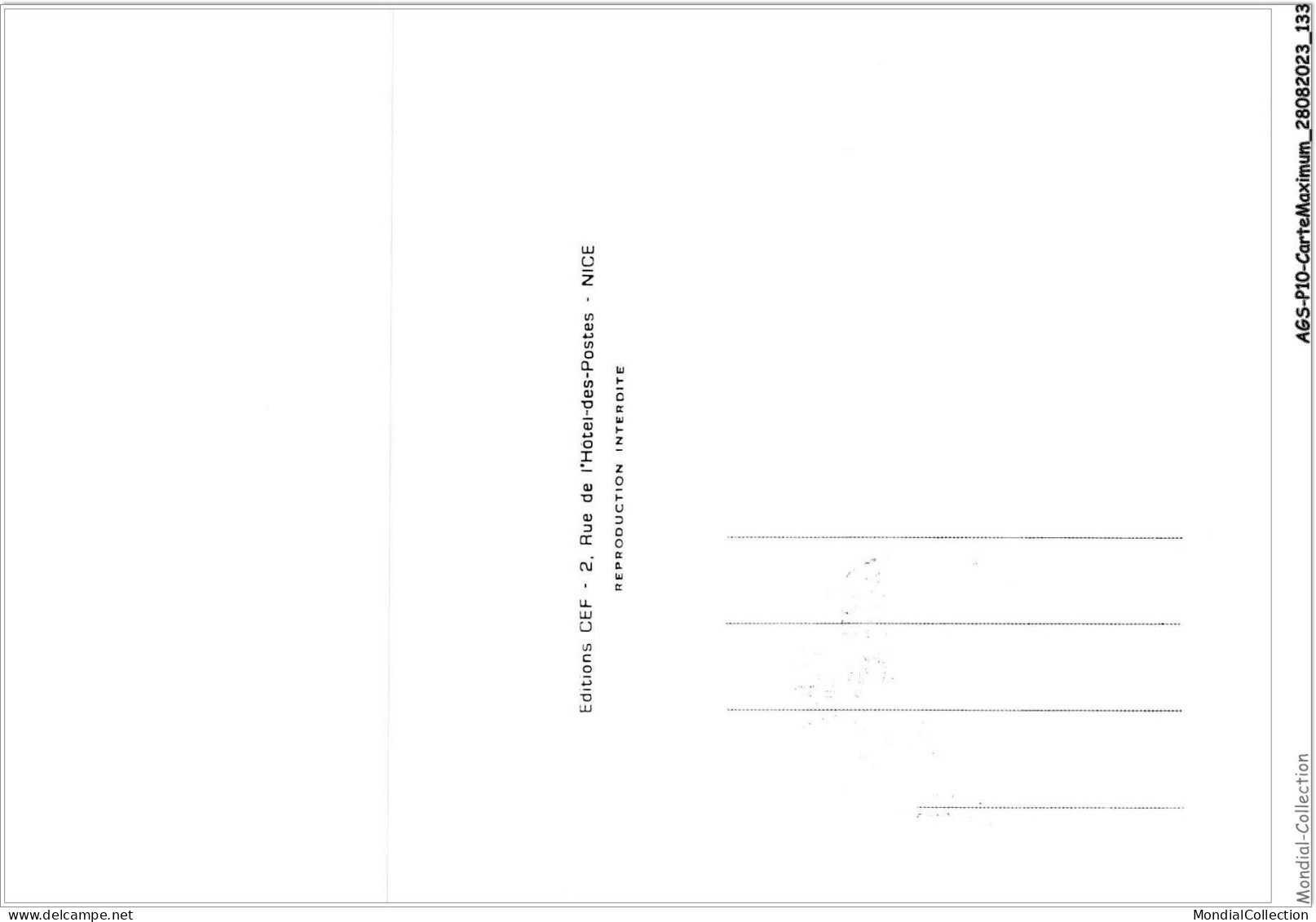 AGSP10-0673-CARTE MAXIMUM - PARIS 1987 - JACQUES MONOD - 1980-1989