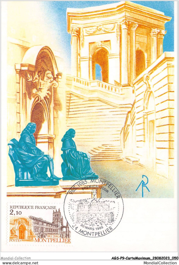 AGSP9-0578-CARTE MAXIMUM - MONTPELLIER 1985 - Montpellier - 1980-1989