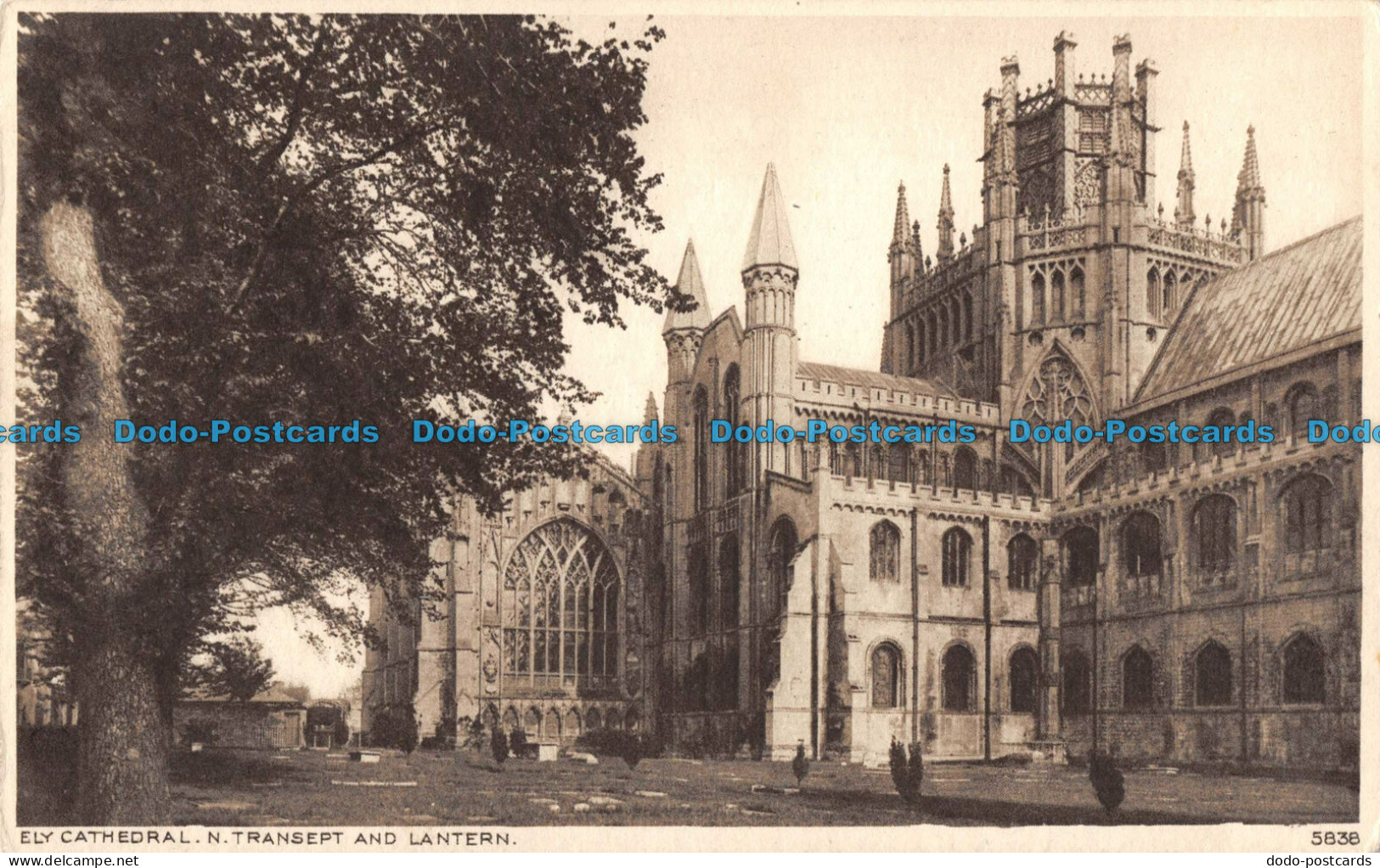 R094802 Ely Cathedral. N. Transept And Lantern. Photochrom. No 5838 - Monde