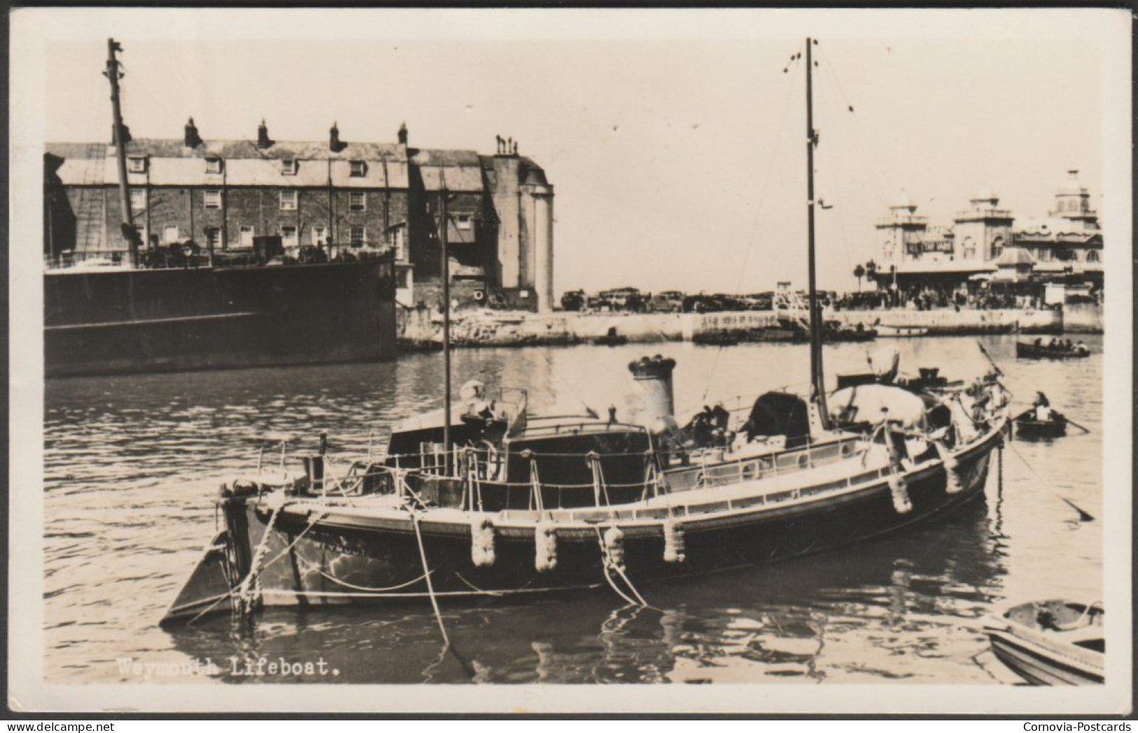 Weymouth Lifeboat, Dorset, 1954 - RP Postcard - Weymouth