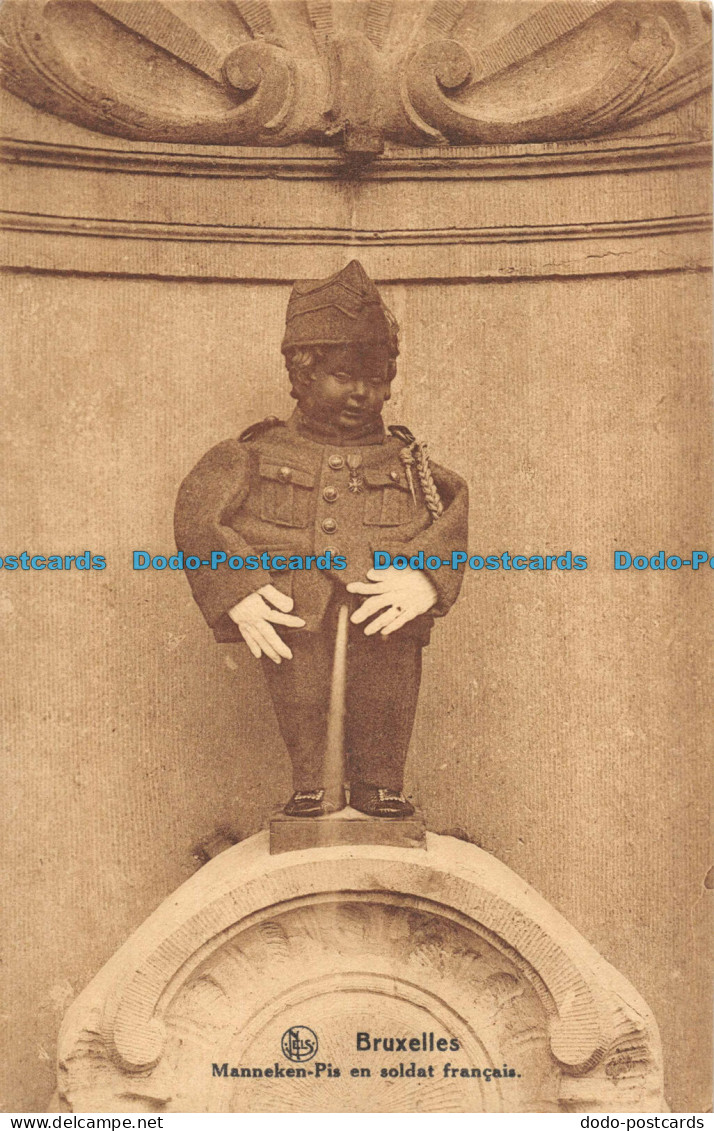 R093519 Bruxelles. Manneken Pis En Soldat Francais. Ern. Thill. Nels - Mundo