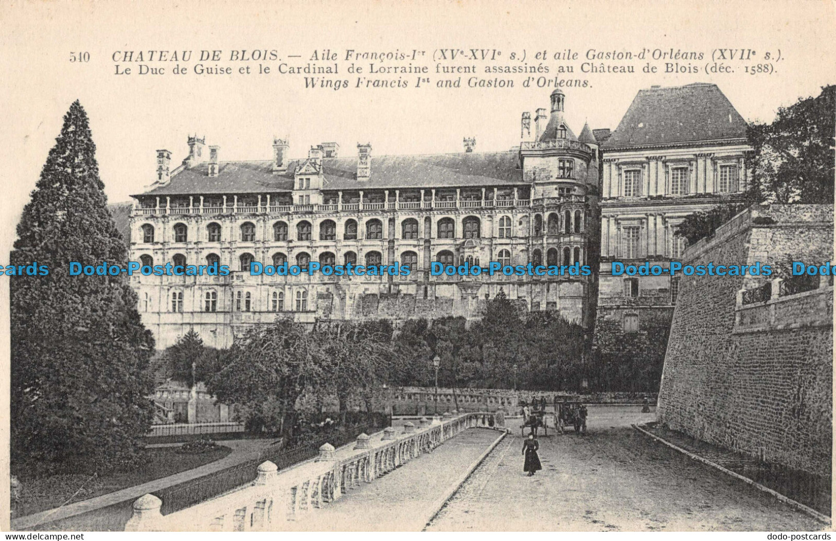 R094346 Chateau De Blois. Wings Francis Ist And Gaston D Orleans. No 540 - Mundo