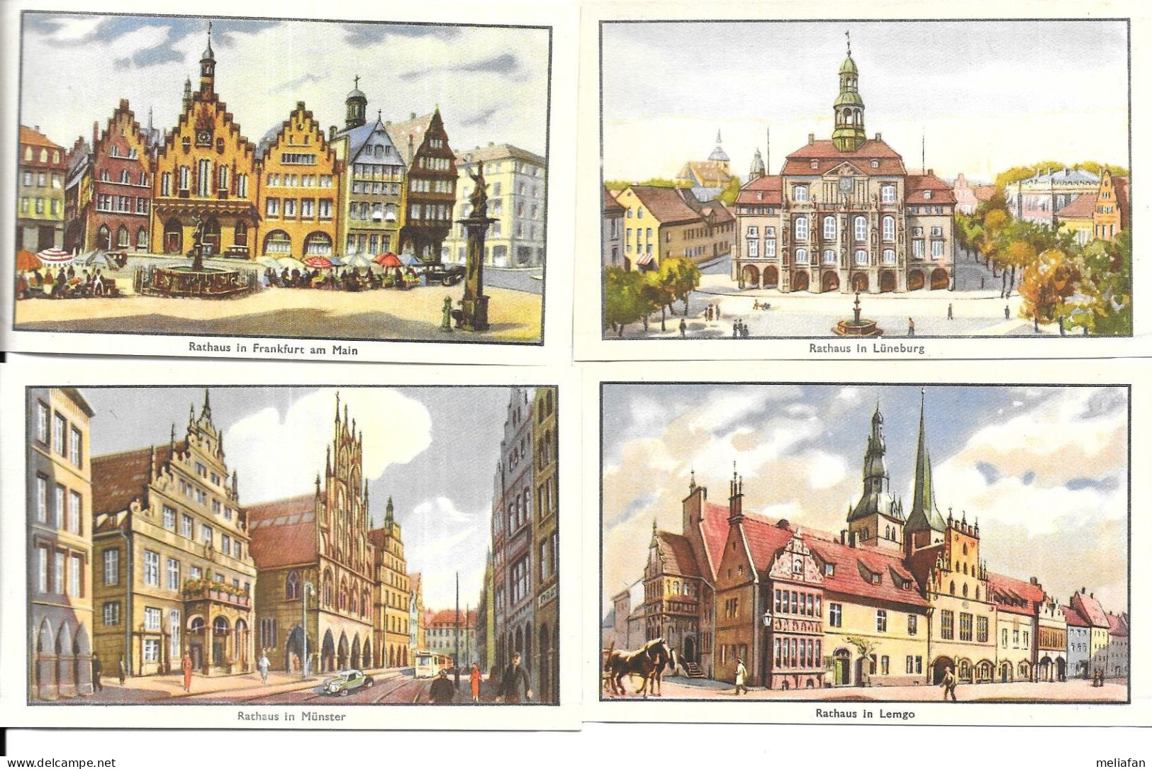 DY32 - SERIE CHROMOS MARGARINE HOMANN - LUNEBURG HALLE LEMGO WERNIGERODE MUNSTER CHEMNITZBAMBER BRESLAU MUNDEN - Sonstige & Ohne Zuordnung