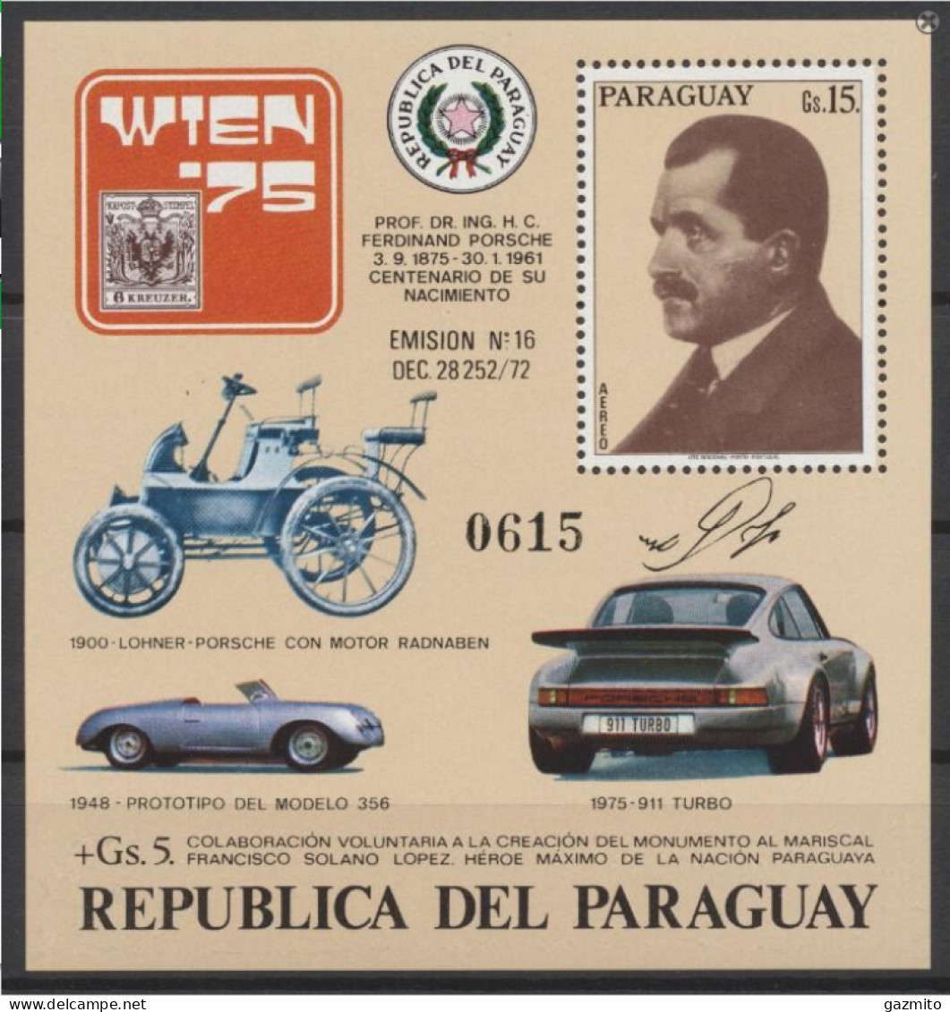 Paraguay 1975, Old Cars, BF - Paraguay