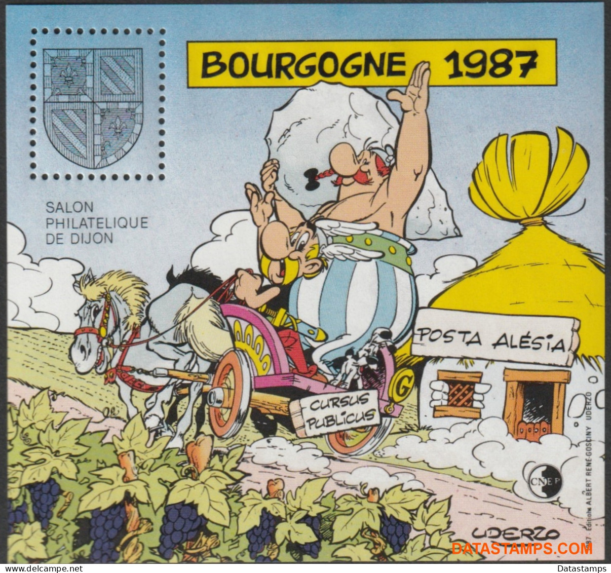 Frankrijk 1987 - Yv:CNEP 8, Cnep - XX - Philatelic Exhibition Burgundy - CNEP