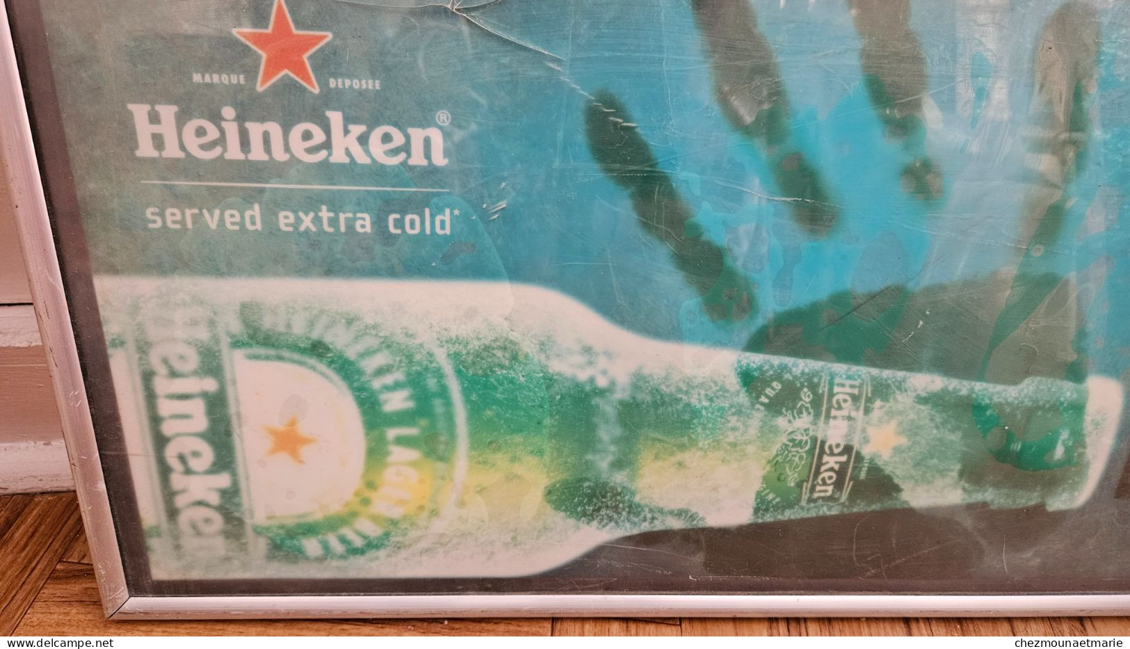 HEINEKEN Panneau Enseigne Avec Graduation Sur Le Dancefloor Et Dans La Bouteille - Otros & Sin Clasificación