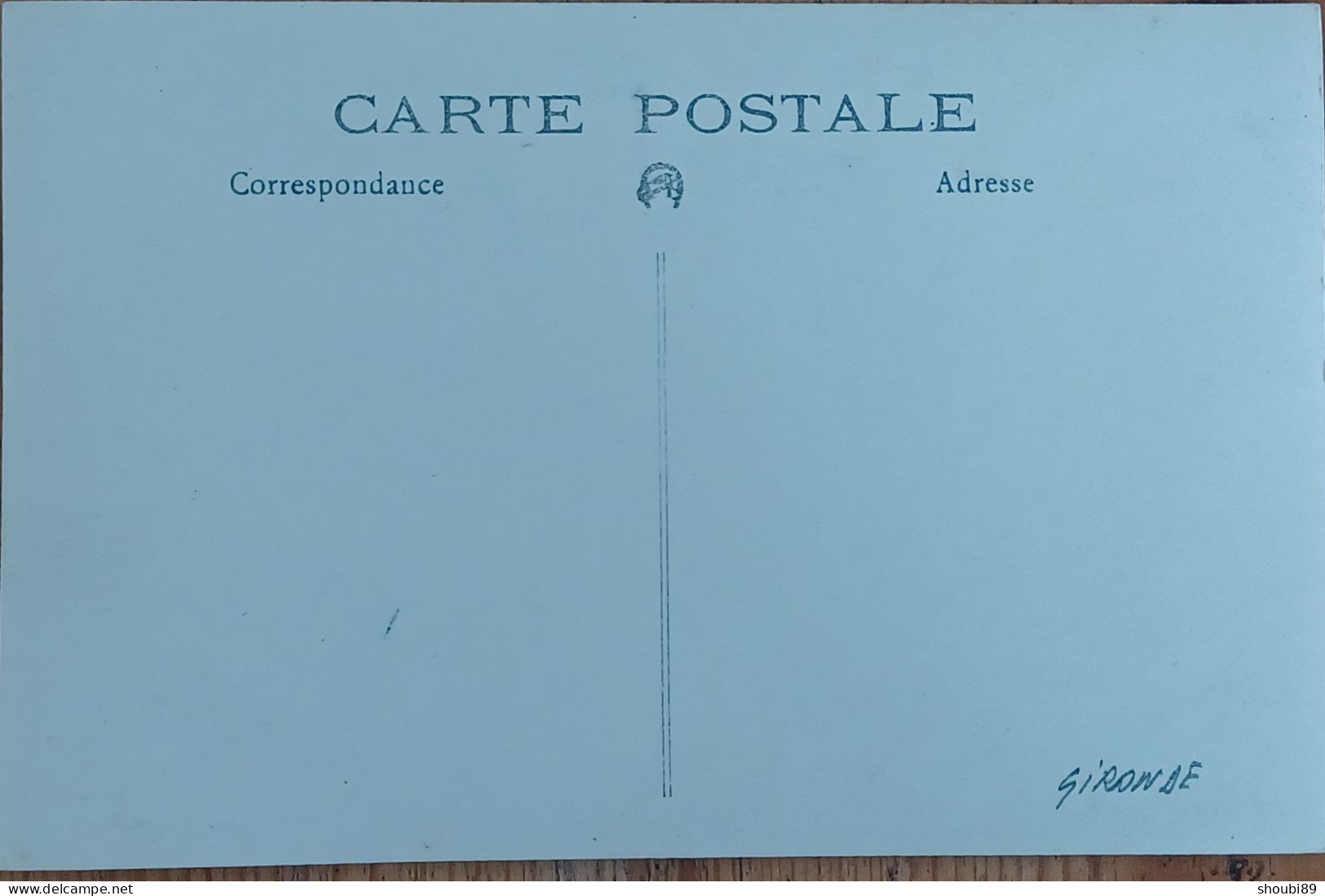 POSTIERS POSTES PTT EN GIRONDE A IDENTIFIER  CARTE PHOTO MAGASIN DEVANTURE ENSEMBLE DE 2 CARTES - Autres & Non Classés