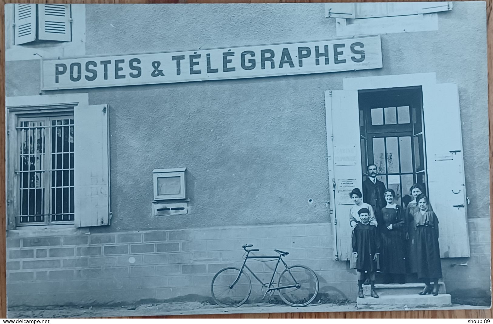 POSTIERS POSTES PTT EN GIRONDE A IDENTIFIER  CARTE PHOTO MAGASIN DEVANTURE ENSEMBLE DE 2 CARTES - Sonstige & Ohne Zuordnung