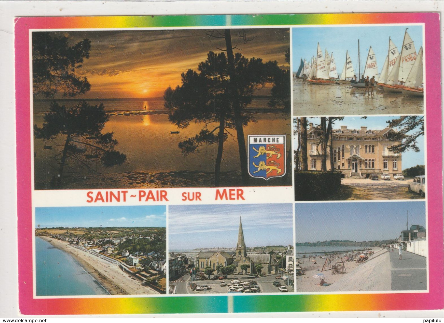 125 DEPT 50 : édit. Artaud Frères N° 113  B : Saint Pair Sur Mer " Multivues " - Saint Pair Sur Mer