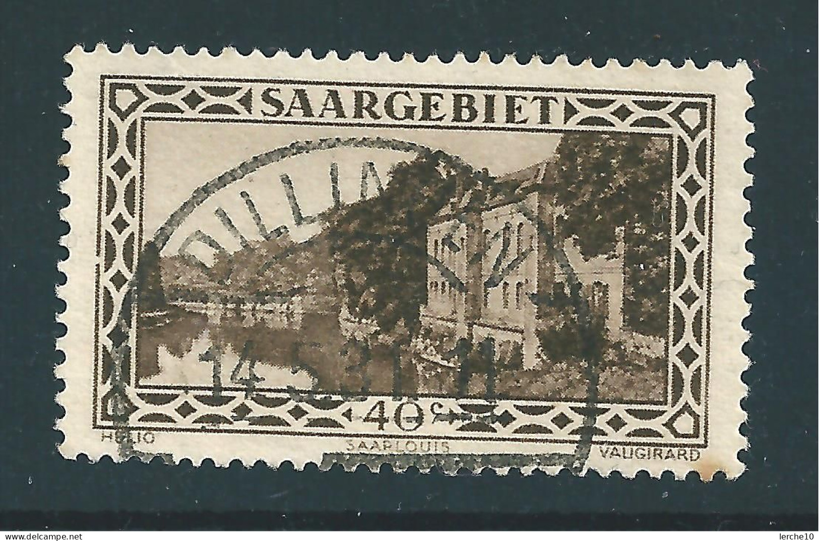 Saar MiNr. 113 Vollstempel   (0334) - Used Stamps