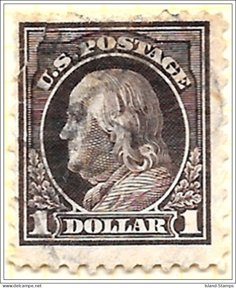 USA Stamps - Benjamin Franklin $1 ( 1 Dollar) Used V1 - Usati