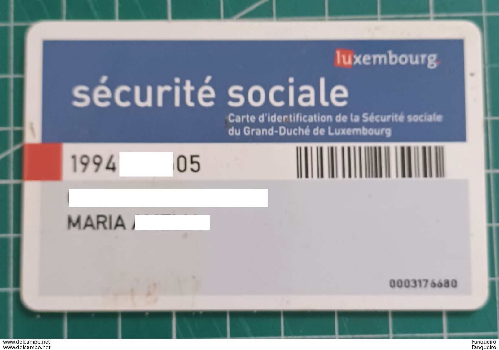 FRANCE GENERIC CARD SECURITE SOCIALE - Cartas De Hotels