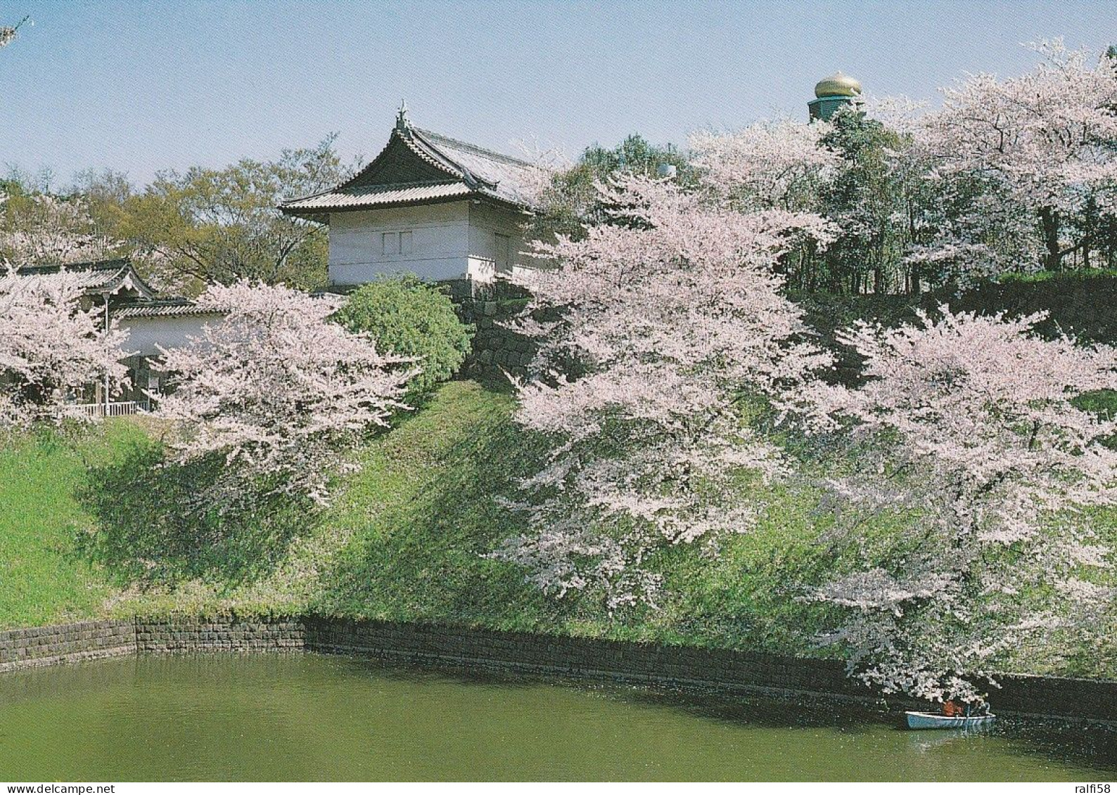 1 AK Japan * Chidori-ga-fuchi Park Mit Kirschblüten Am Kaiserpalast In Tokyo * - Tokyo