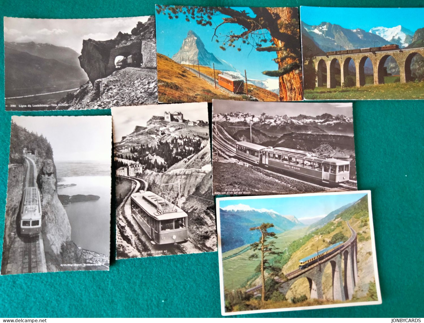 Dèstockage - Lot Of 11 Switzerland,Railway,Boats,Lakes & Mountains.#51 - Collections & Lots