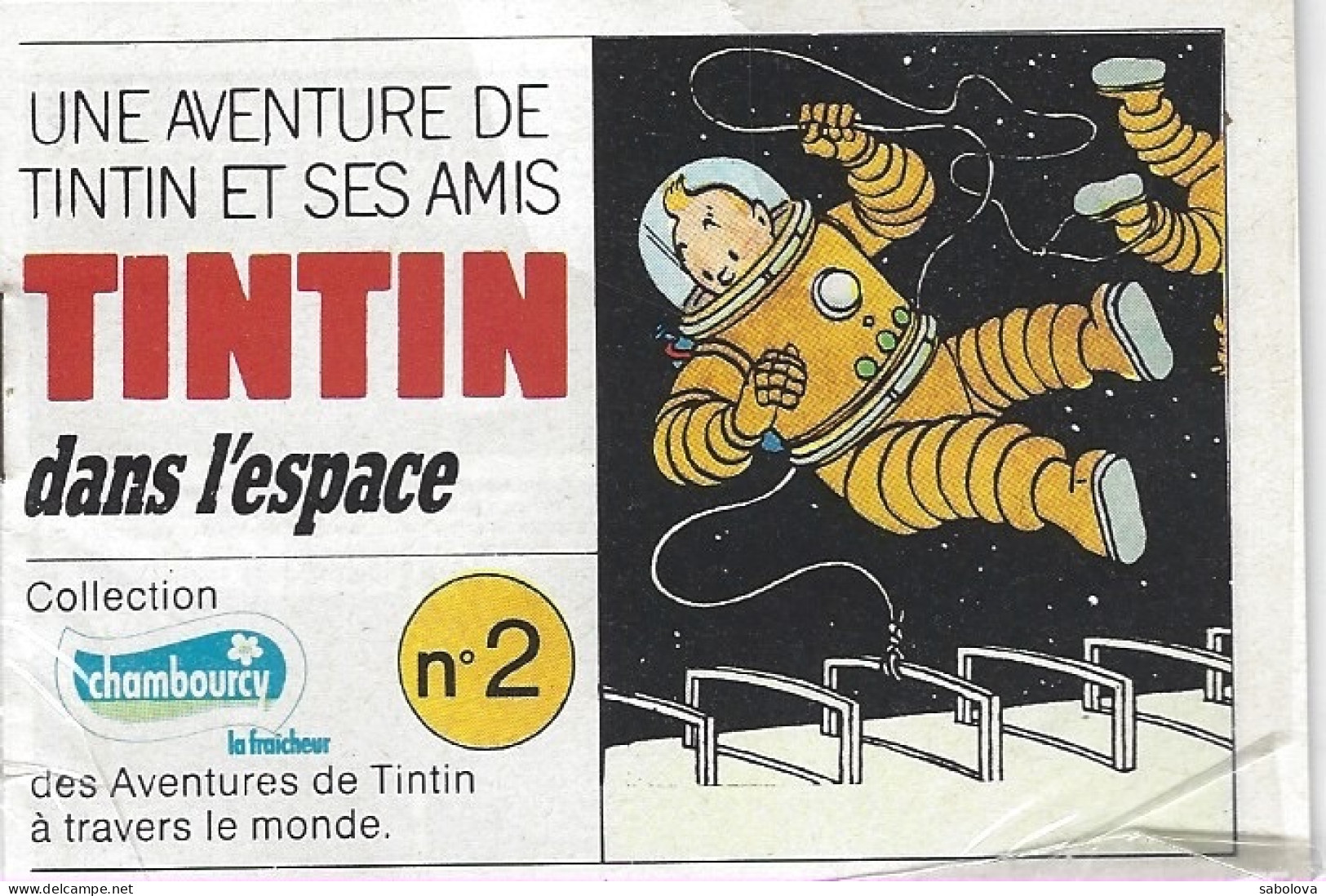 TINTIN 1979 Mini Album  Chambourcy - Advertentie