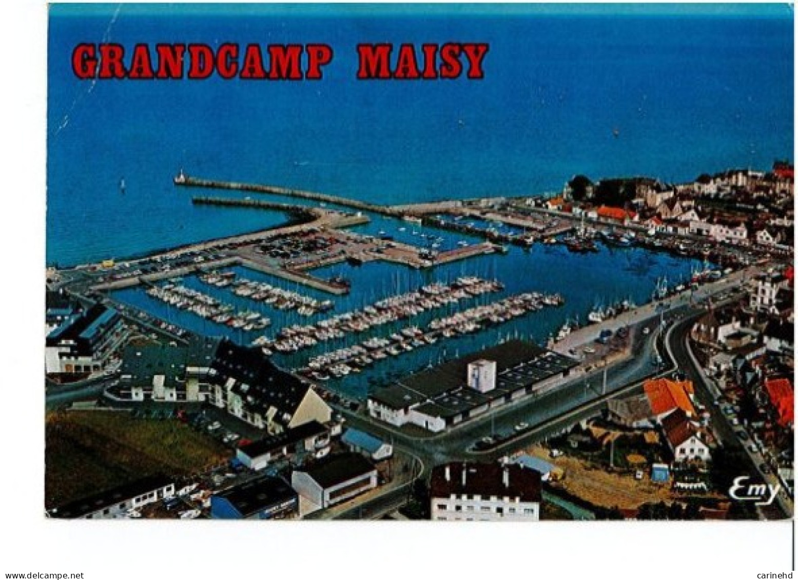 GRANDCAMP MAISY VUE AERIENNE DU PORT - Autres & Non Classés