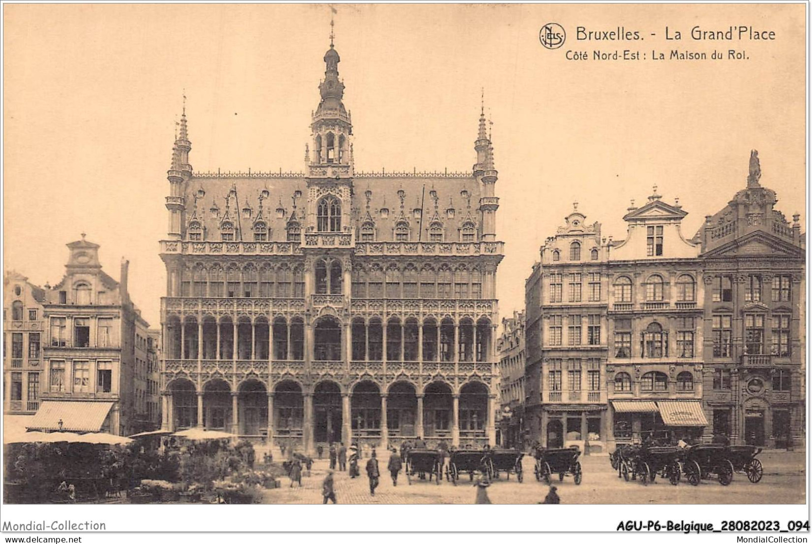 AGUP6-0493-BELGIQUE - BRUXELLES - Grand'place - Côté Nord-est - La Maison Du Roi  - Squares