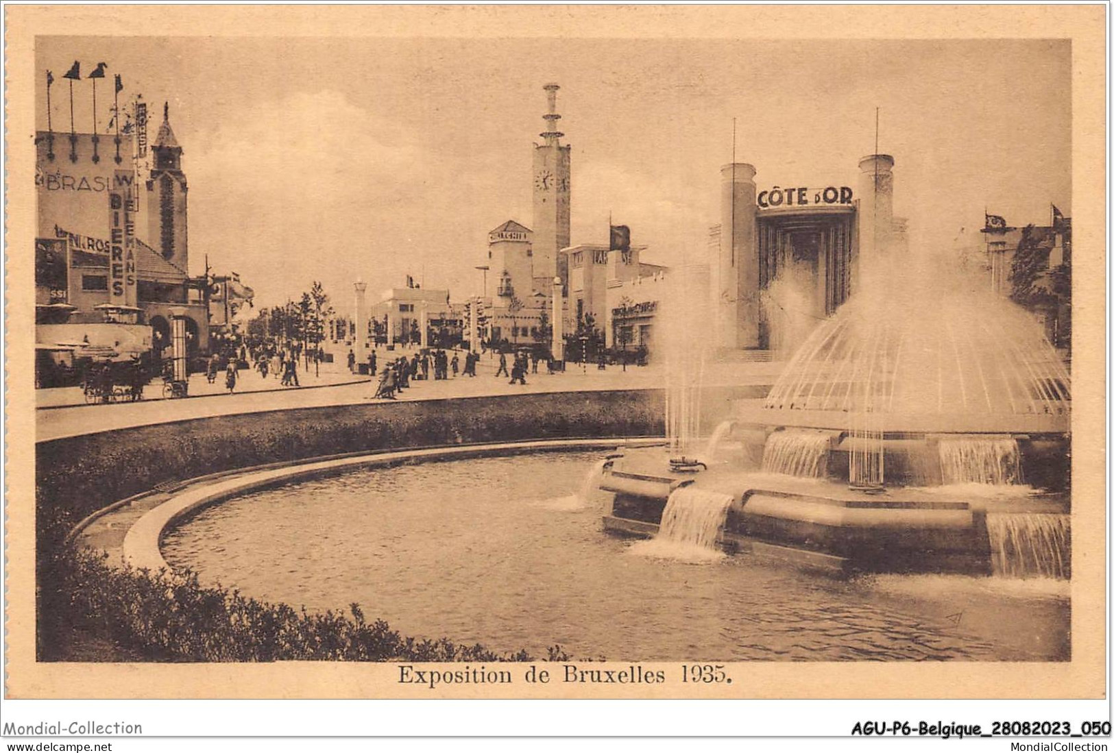 AGUP6-0471-BELGIQUE - Exposition De - BRUXELLES - 1935 - Weltausstellungen