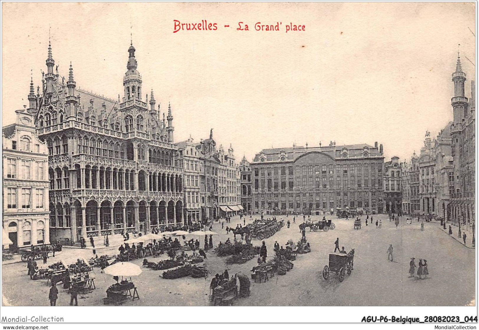 AGUP6-0468-BELGIQUE - BRUXELLES - La Grand'place - Places, Squares