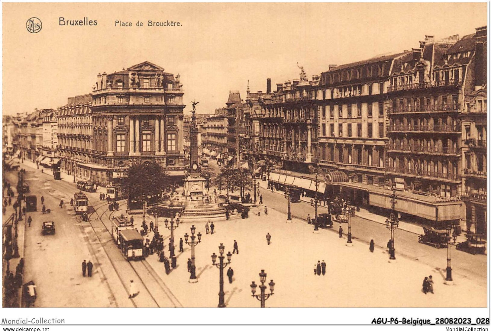 AGUP6-0460-BELGIQUE - BRUXELLES - Place De Brouckère - Places, Squares