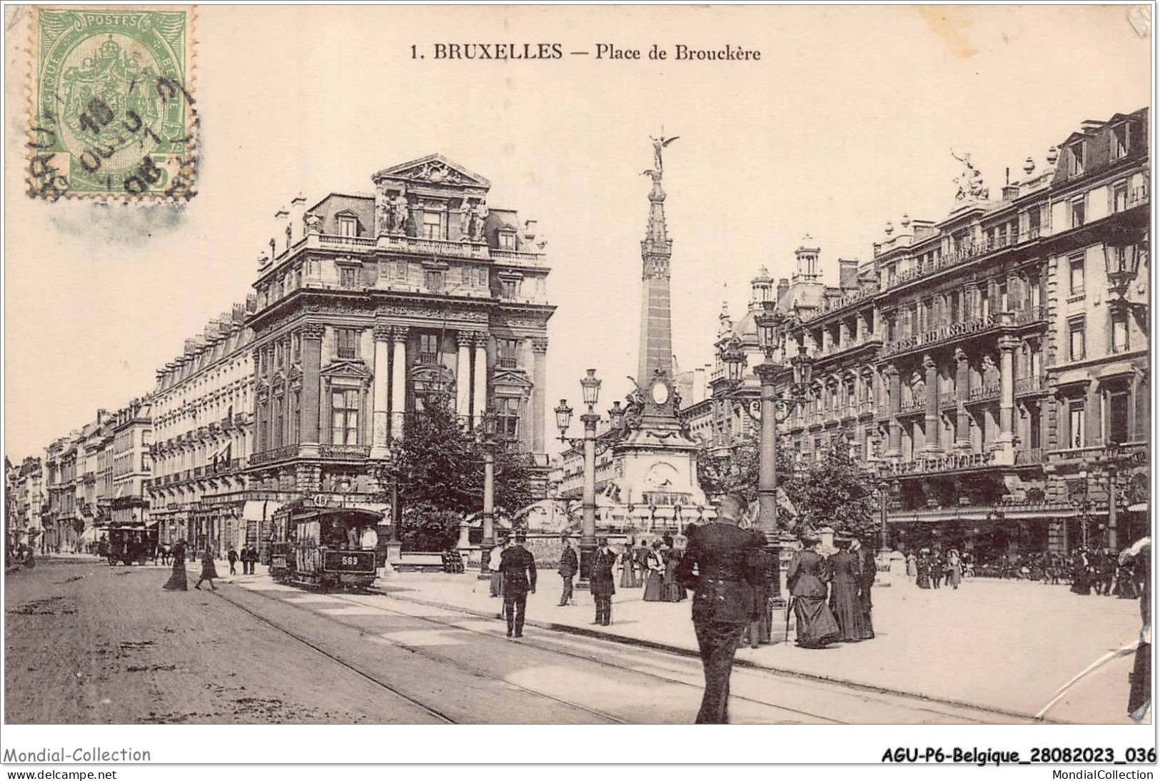 AGUP6-0464-BELGIQUE - BRUXELLES - Place De Brouckère  - Plazas