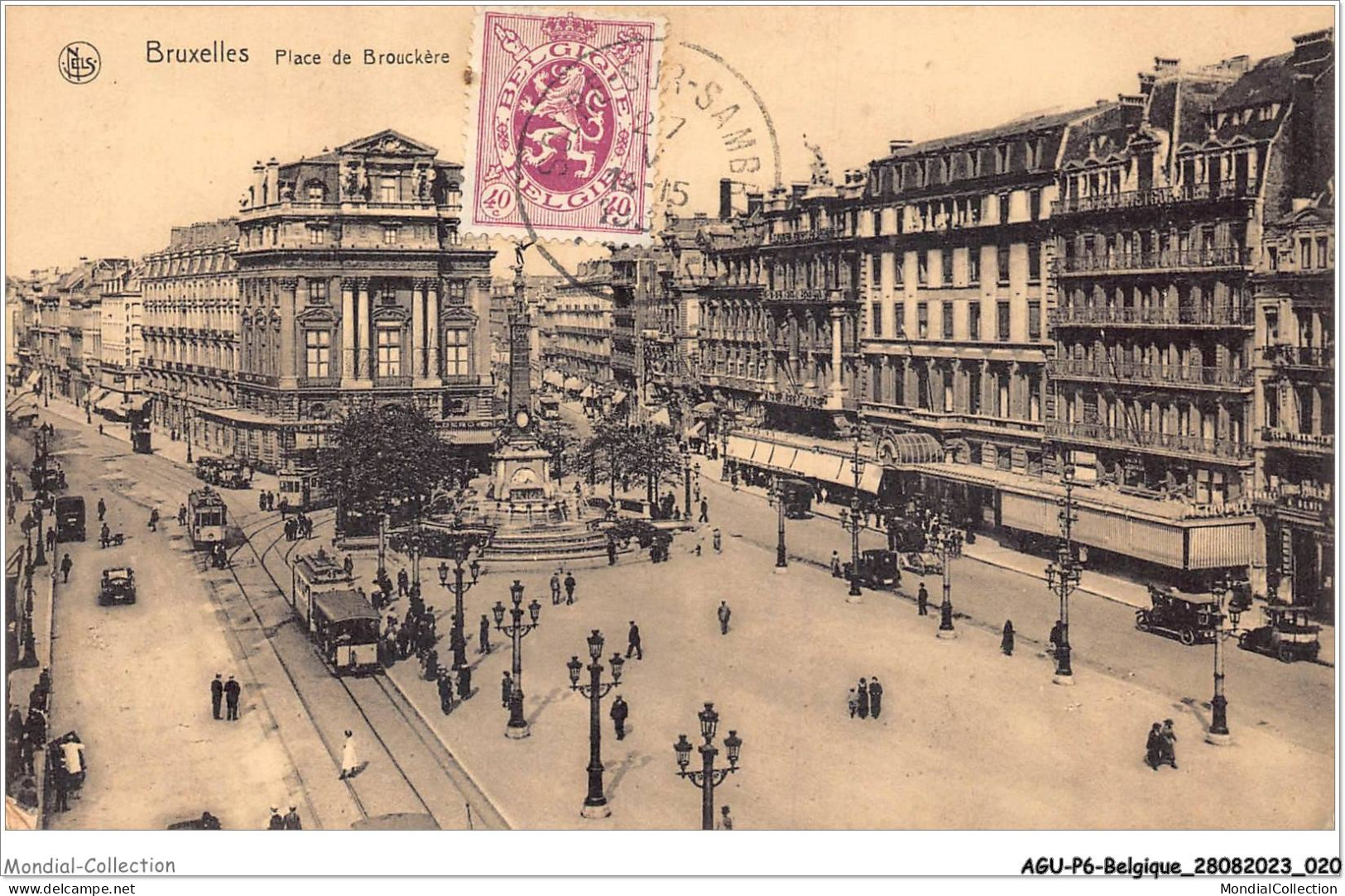 AGUP6-0456-BELGIQUE - BRUXELLES - Place De Brouckère - Plazas