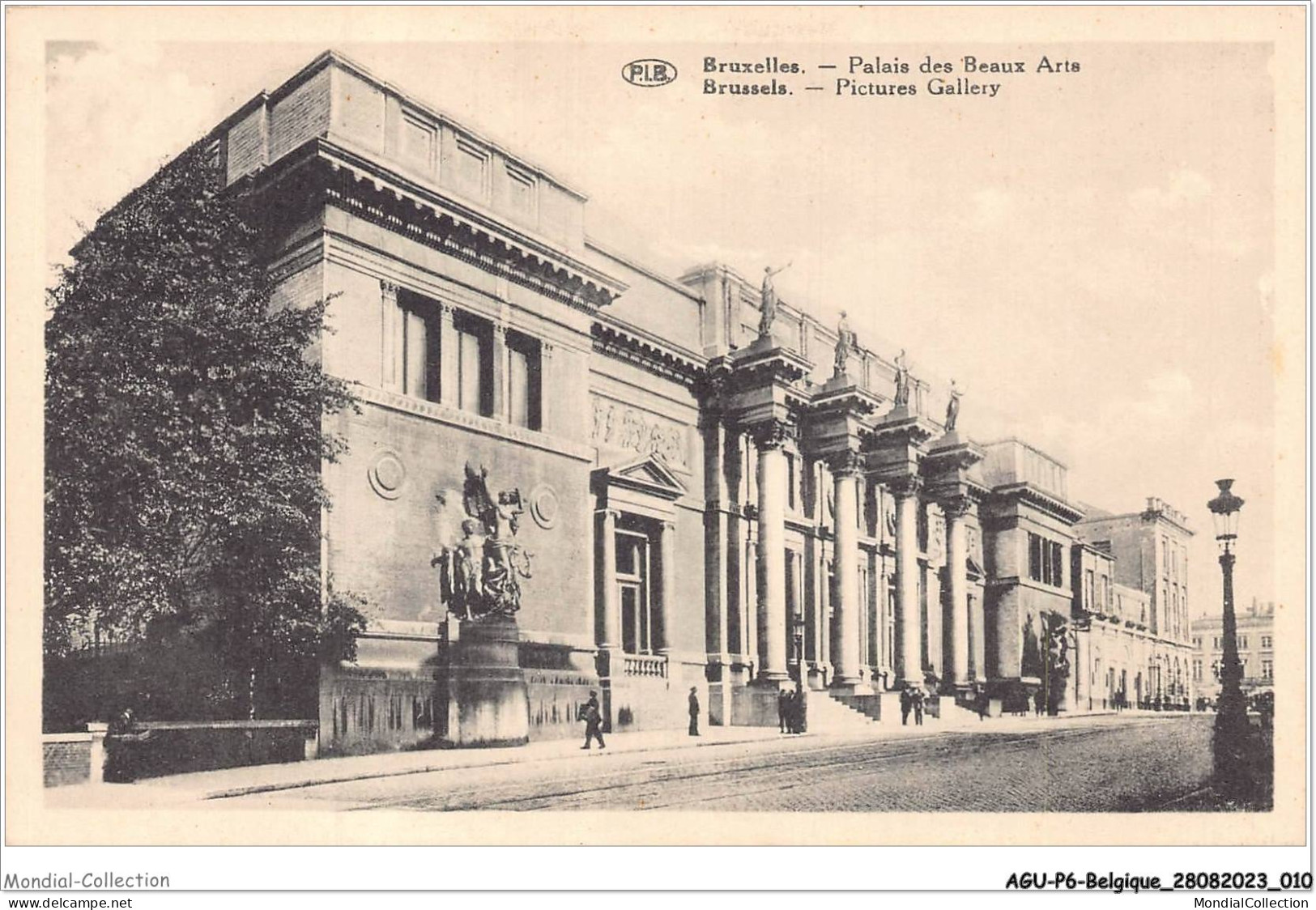 AGUP6-0451-BELGIQUE - BRUXELLES - Palais Des Beaux Arts - Monuments