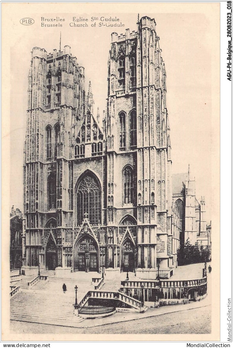 AGUP6-0455-BELGIQUE - BRUXELLES - église Ste-gudule - Monuments